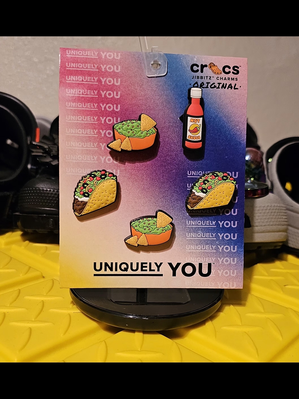 Authentic Croc Jibbitz - Taco, Guacamole & Hot Sauce Jibbitz Charms